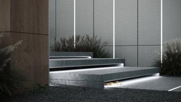 Profil-Leiste gleichmäßige Beleuchtung in Bad und Küche